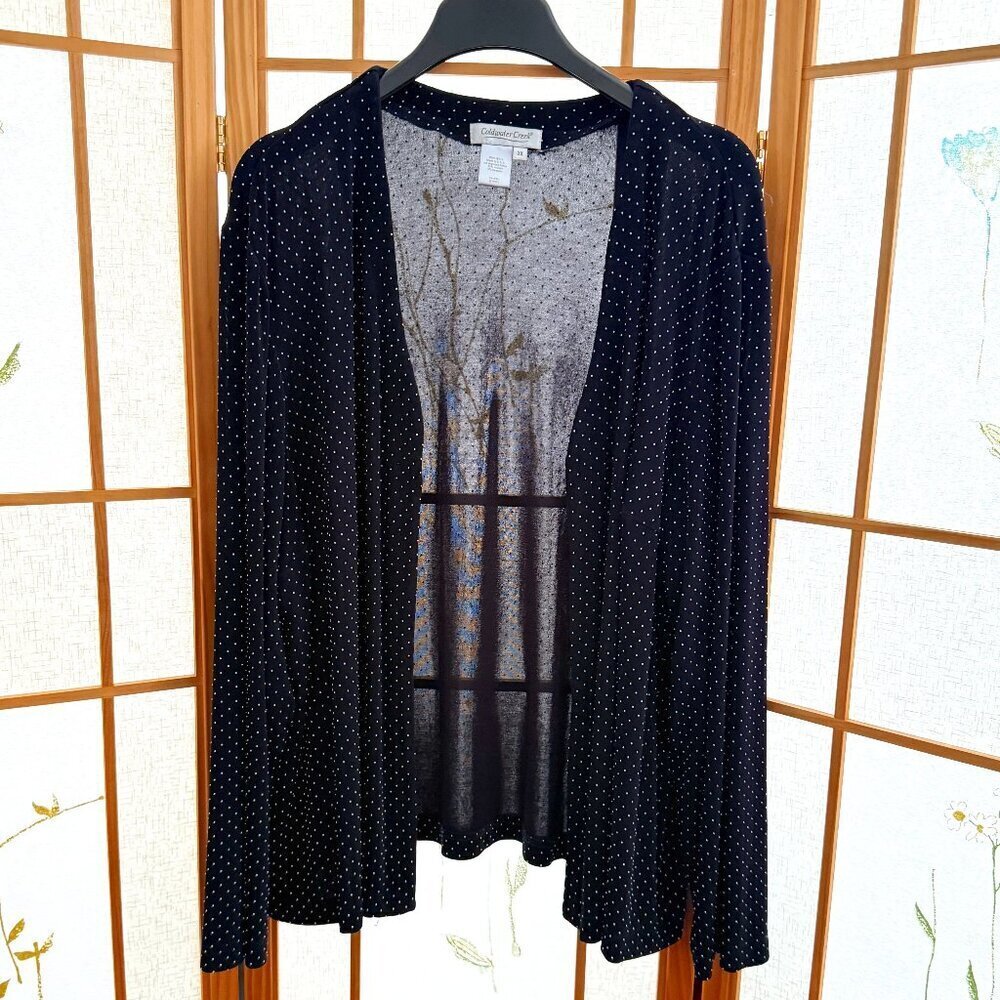 VINTAGE 1980s Coldwater Creek Polka Dot Jacket